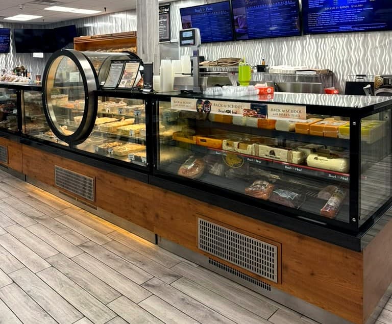 Boar’s Head counter and salad case